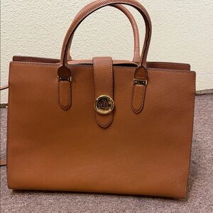 Ralph Lauren Brown Leather tote bag